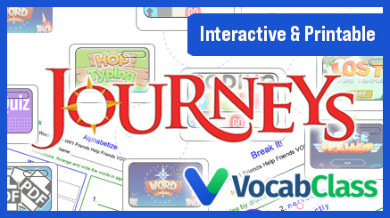 Journeys Word Lists